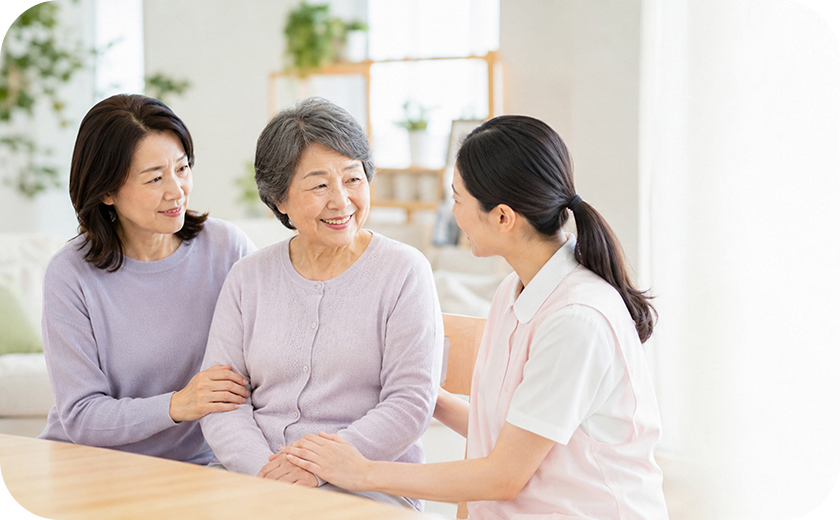 利用者様の暮らしに深く関われるやりがい